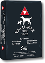 Valu pak puppy on sale food